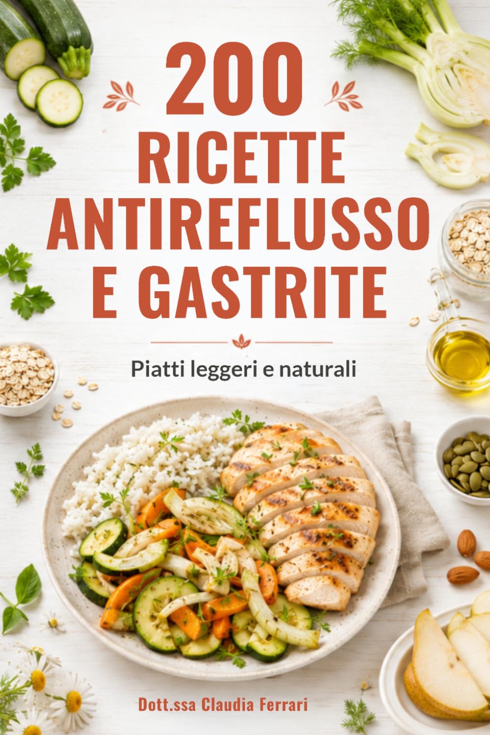 200 Ricette Antireflusso e Gastrite: la guida pratica per sconfiggere acidità e bruciore di stomaco, ritrovare il benessere e mangiare con gusto ogni giorno (Ricette per la tua salute)