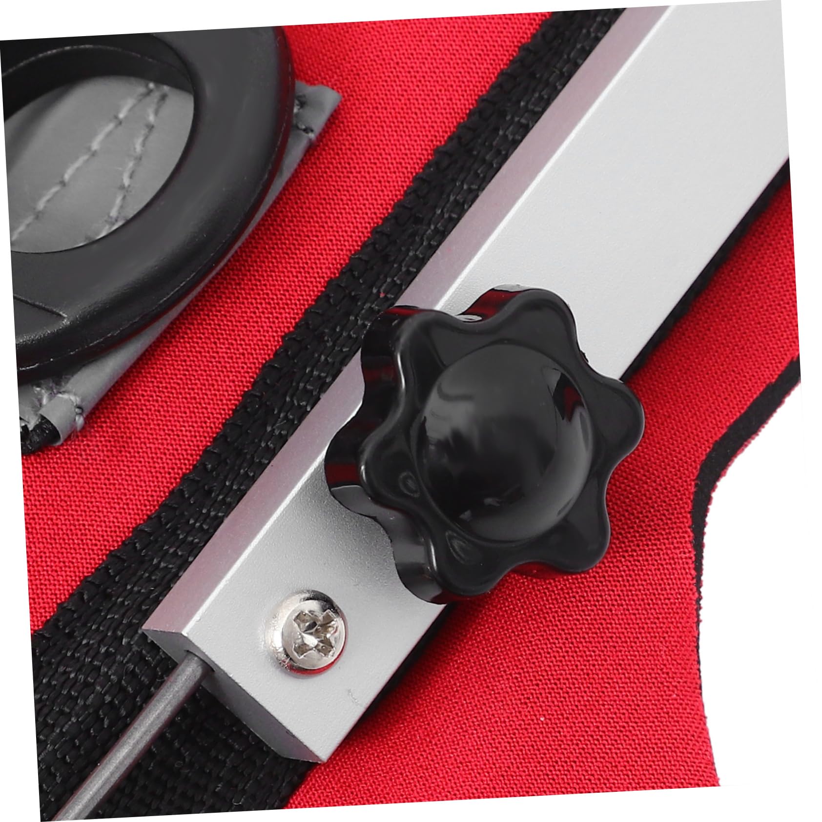 Abaodam Collier de Navigation pour Chien Aveugle Rouge Réglable | Protection les Obstacles, Design Confortable et Facile à Utiliser, pour Chien Malvoyant
