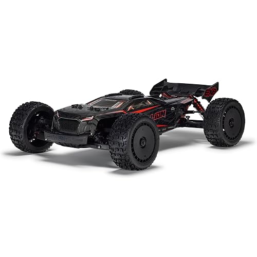 ARRMA RC Truck 1/7 Talion 4x4 6S EXB BLX Brushless V6 Speed Truck RTR (Lipo Battery and Charger Not Included) Black, ARA7707V6T1