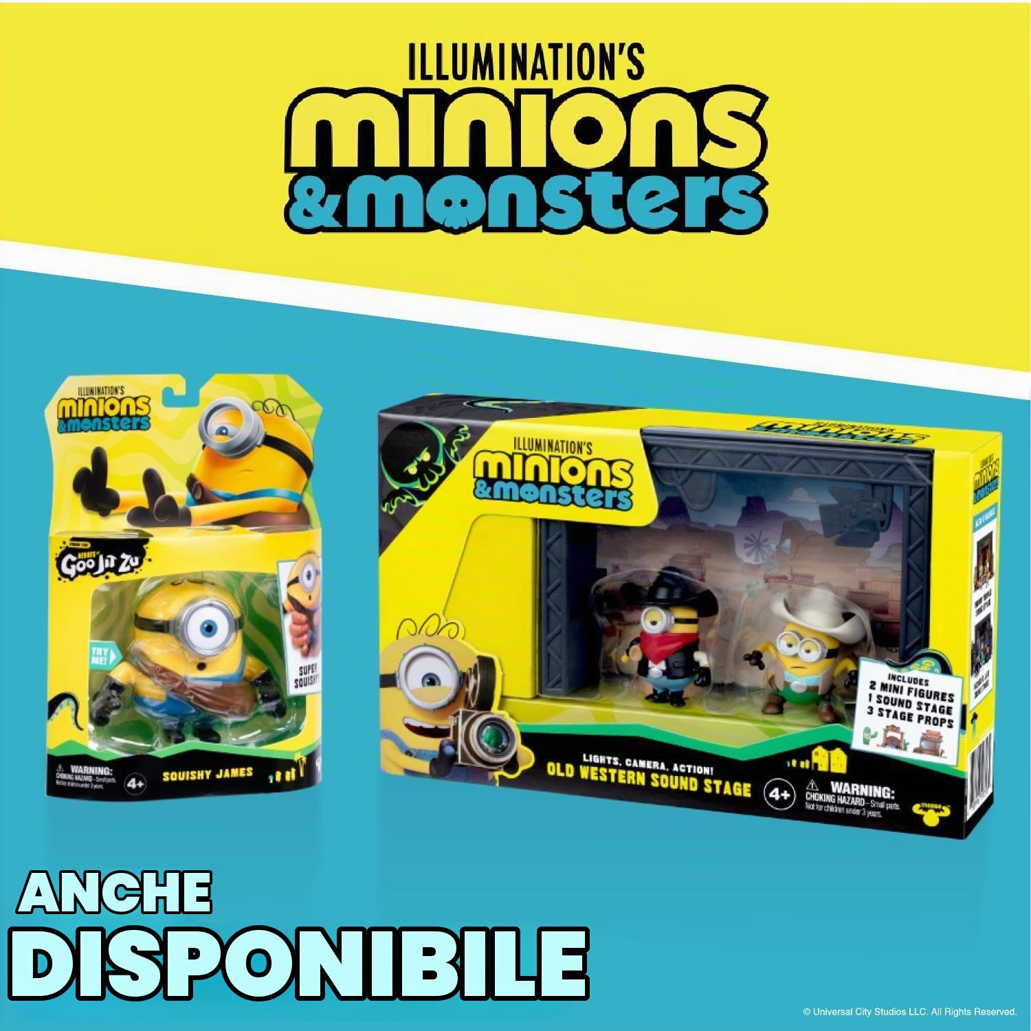 MINIONS Illumination Monster - Set da gioco alla ricerca dei mostri con Goomi, rivela il misterioso mostro con l'aiuto del libro magico