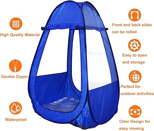 Miniatura 10 de Tienda de campaña deportiva, impermeable, portátil, emergente, ligera, protección solar, ideal para actividades al aire libre
