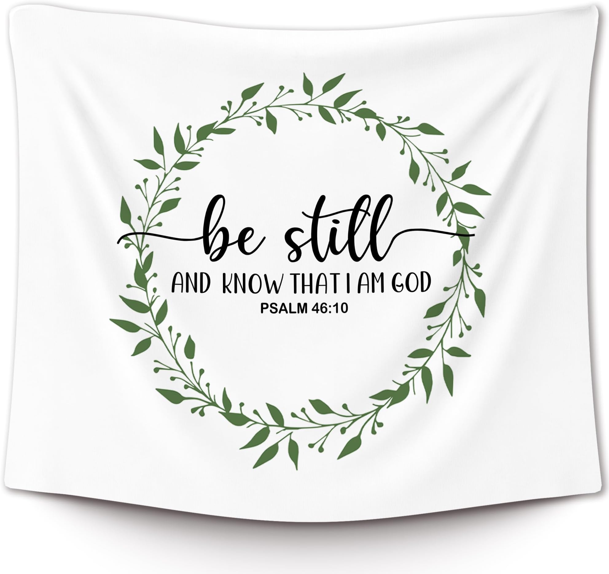 XLDLIOO Christian Wall Tapestry, Be Still and Know That I Am God Bible Verses Wall Tapestry Hanging for Bedroom, Religious Tapestries Decor Art for Home Bedroom Living Room Church 50x60in