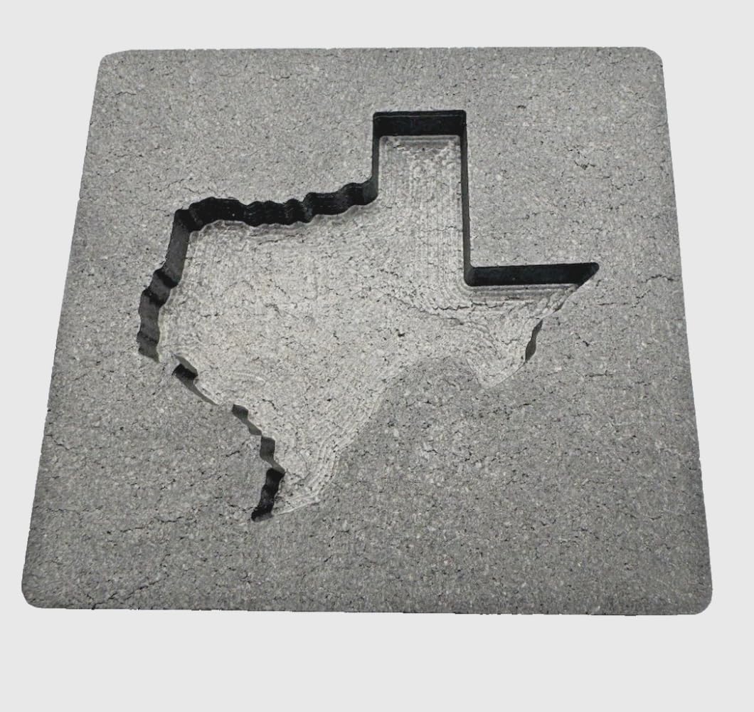 Graphite Ingot Mold for Casting 5 oz Gold Reverse Texas