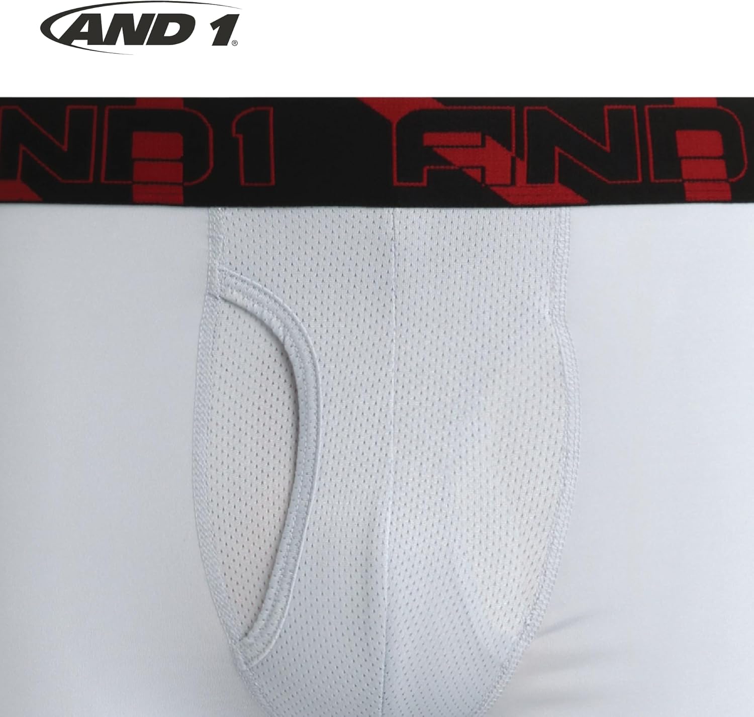 AND1 Mens Boxer Briefs - 6 Pack Platinum Performance Mens Boxers with Fly Pouch - Underwear Boxers for Men, 6" Inseam - Image 6