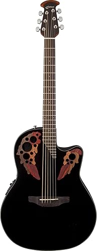Ovation Celebrity Elite guitarra acústica-eléctrica, Negro