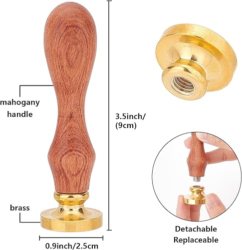 Miniatura 92 de CRASPIRE Sello de cera de Halloween con diseño de araña, 1.181 in, retro, vintage, extraíble, latón, con mango de madera, para invitaciones de boda