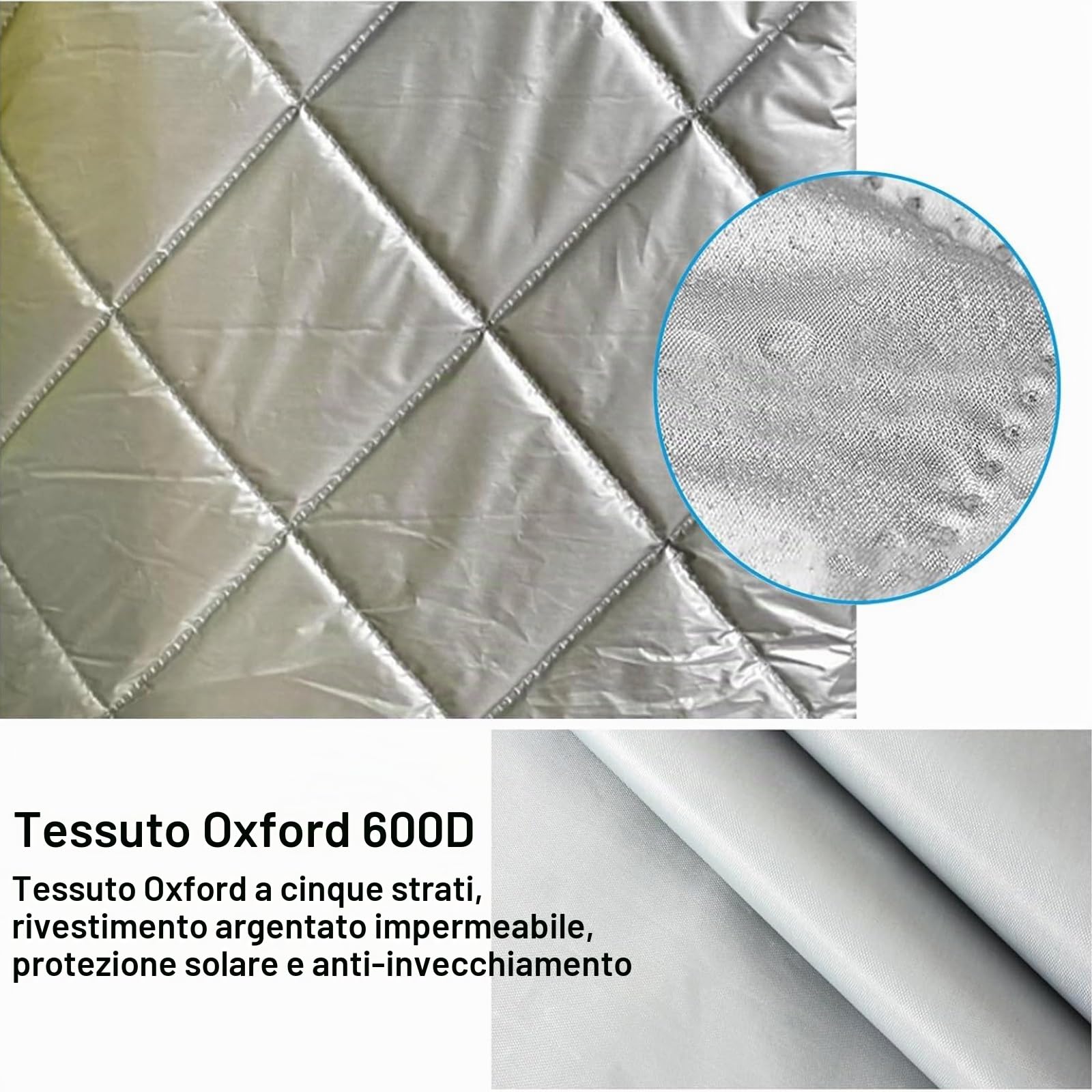Copri Condizionatore Trapuntata, Copertura per Condizionatore Esterno in Tessuto Oxford a 5 Strati, Copertura Climatizzatore Esterno Invernale Anti-invecchiamento(98x40x75cm/39x16x30in)