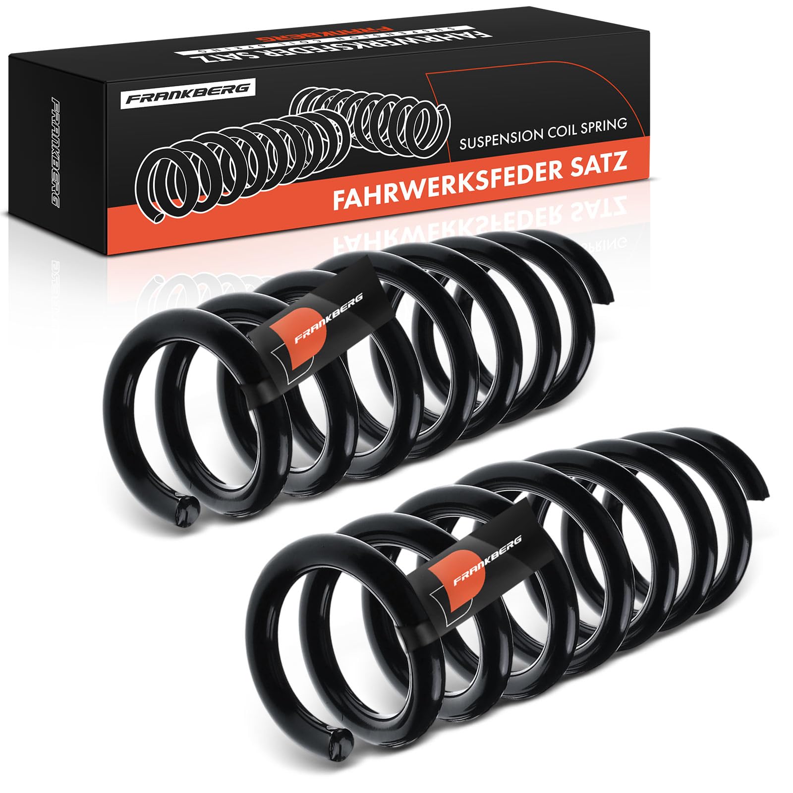 Frankberg 2x Ressort de suspension Compatible avec X5 E70 3.0d 3.0sd 4.8i xDrive xDrive30d xDrive35d xDrive40d xDrive48i 2006-2013 Remplacer# 31336779966,RA1127