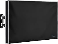 Vista 14 de Garnetics Funda para TV al Aire Libre de 65 Pulgadas – Cubierta Impermeable y Resistente a la Intemperie con Protectores de Pantalla Smart Shield