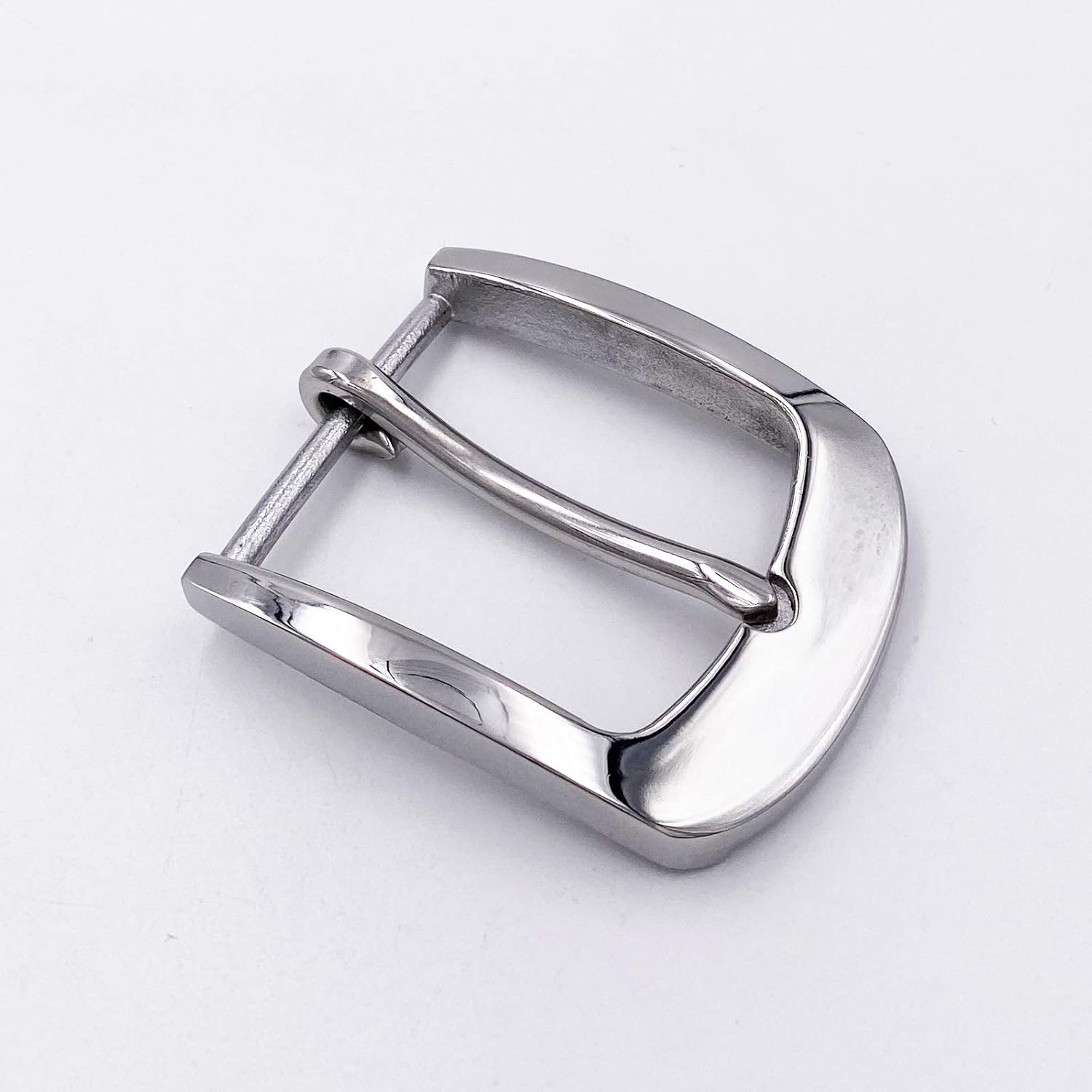 LAXPICOL 1.5"(40mm) Heavy Duty Stainless Steel Single Prong Square Belt Buckle - Image 3