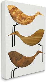 Stupell Industries Abstract Wooden Pattern Storks Rustic Birds  Design by Daphne - Compare price