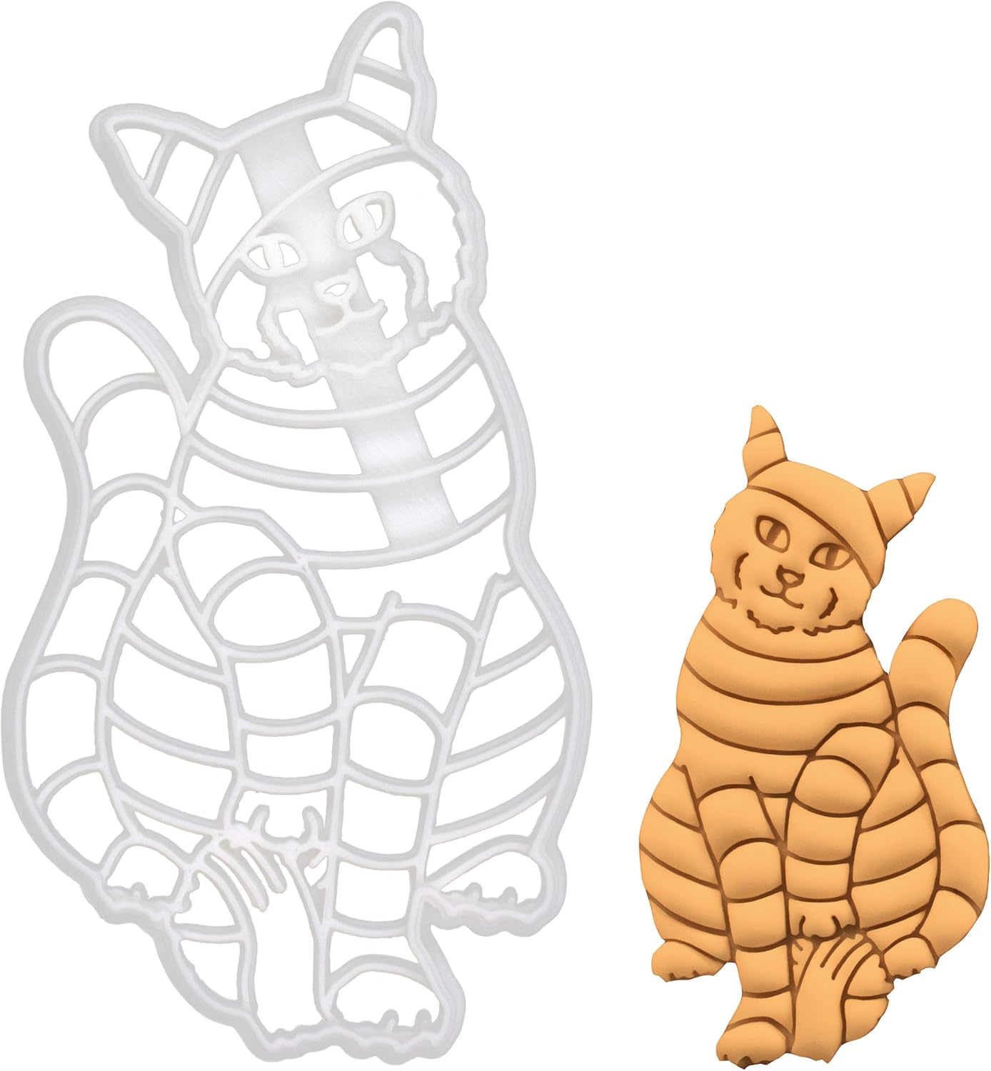 Mummy Cat Cookie Cutter, 1 piece - Bakerlogy