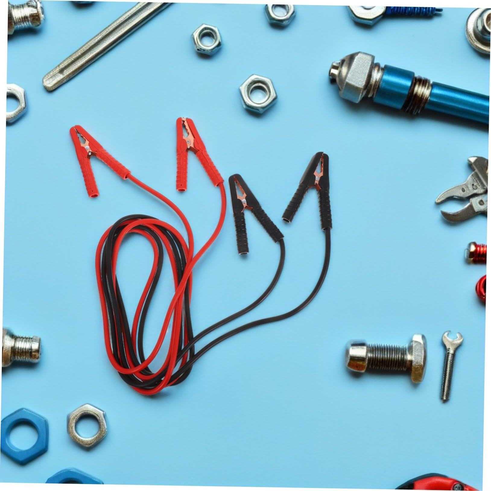 Cabilock Cavi di Avviamento per Auto Camion e Impieghi Gravosi Cavi per Batteria Morsetti Isolati Connettore per Batteria Auto Trasferimento Potenza Rapido Design Portatile (3 Metri)