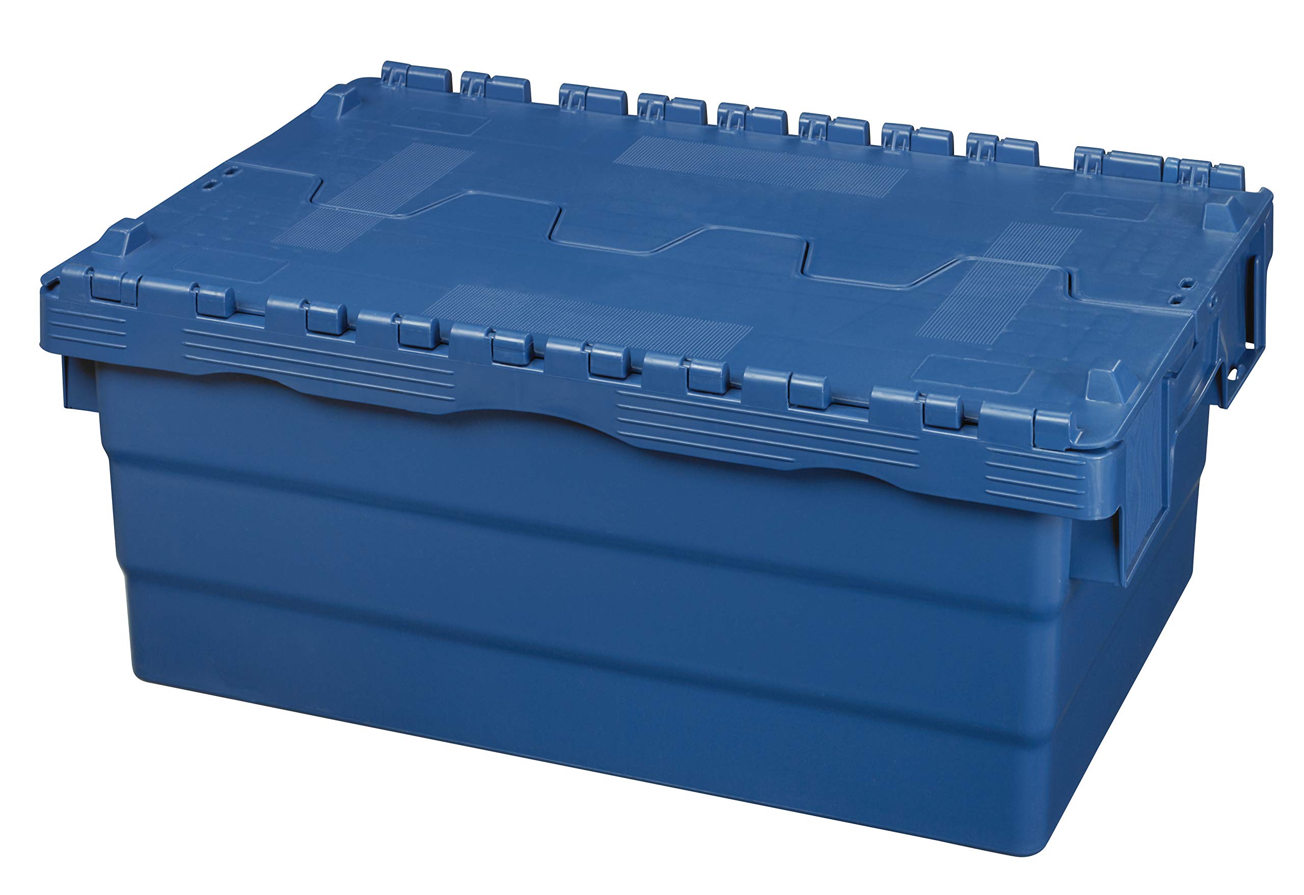 Logiplast 4 Stück Lagerboxen mit Deckel 45 Ltr., 60 Ltr., 68 Ltr., 78 Ltr. Volumen in Blau