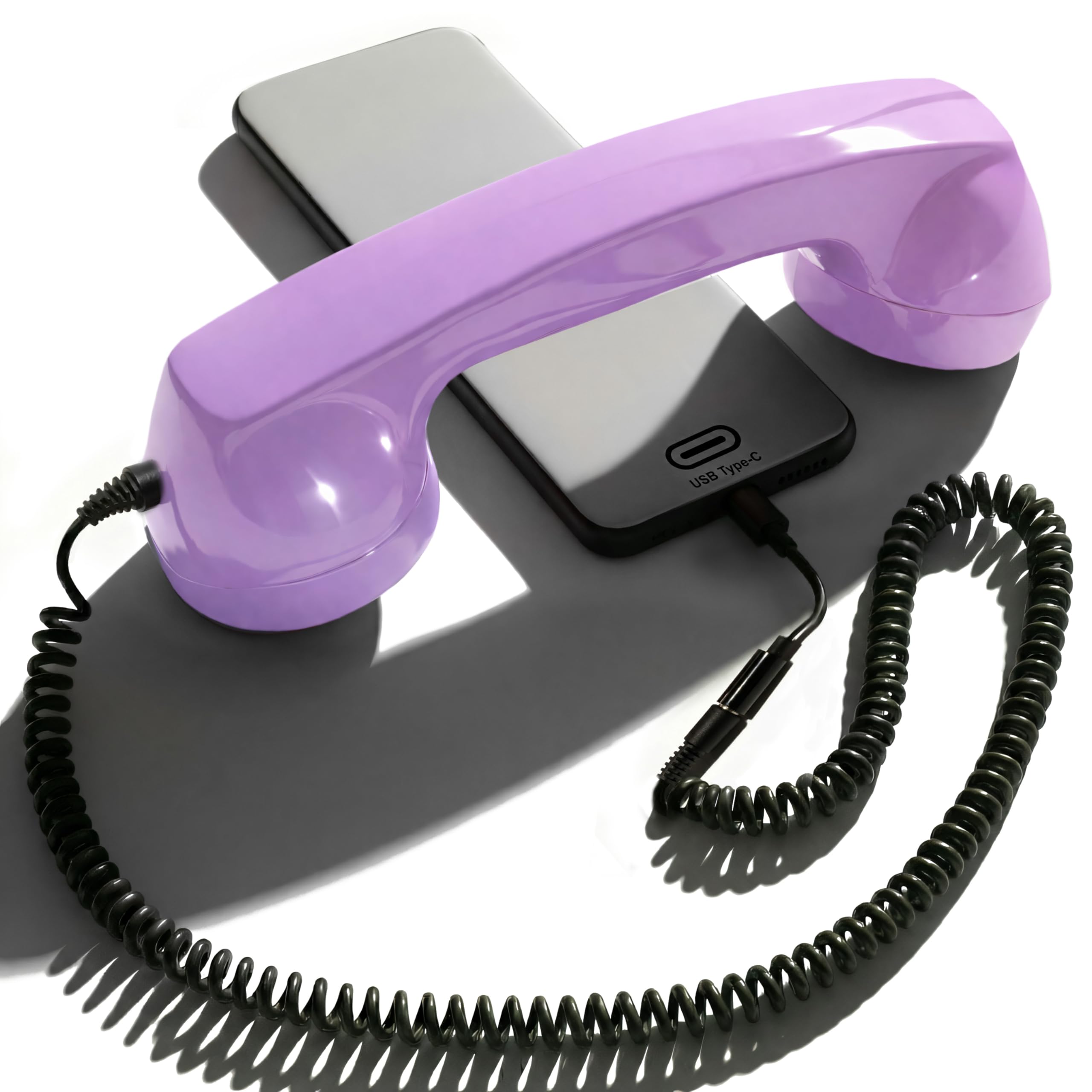 Opis Technology Auricular de Estilo Retro en Forma de Receptor de teléfono (Versión para iPhone) - el 60s Micro Azul — view 26