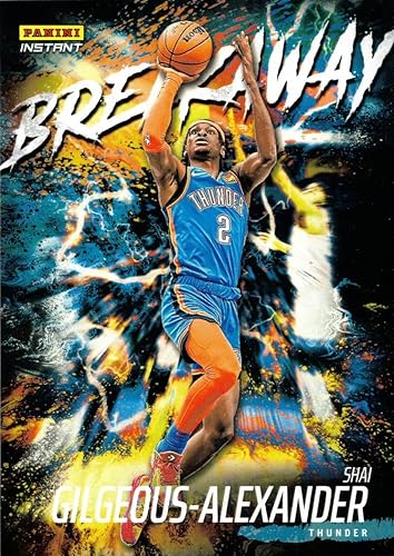 2022-23 Panini Instant Breakaway B14 Shai-Gilgeous Alexander Basketball Card Thunder