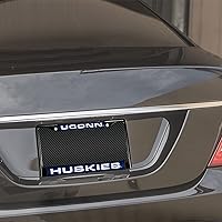 Vista 70 de Rico Industries NCAA Black Laser Cut Chrome Frame 12" x 6" Black Laser Cut Chrome Frame - Car/Truck/SUV Automobile Accessory