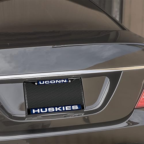 Miniatura 70 de Rico Industries NCAA Black Laser Cut Chrome Frame 12" x 6" Black Laser Cut Chrome Frame - Car/Truck/SUV Automobile Accessory