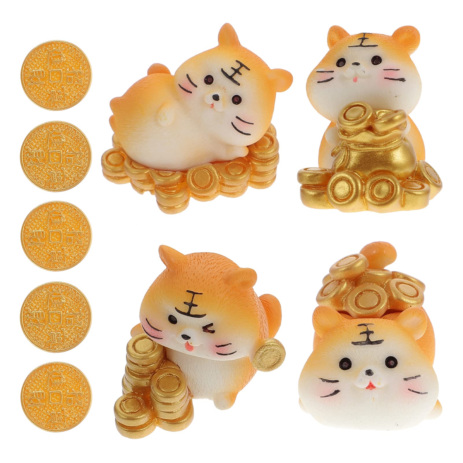 Buy FOMIYES 9pcs 2022 Chinese New Year of The Tiger Figurines Chinese
