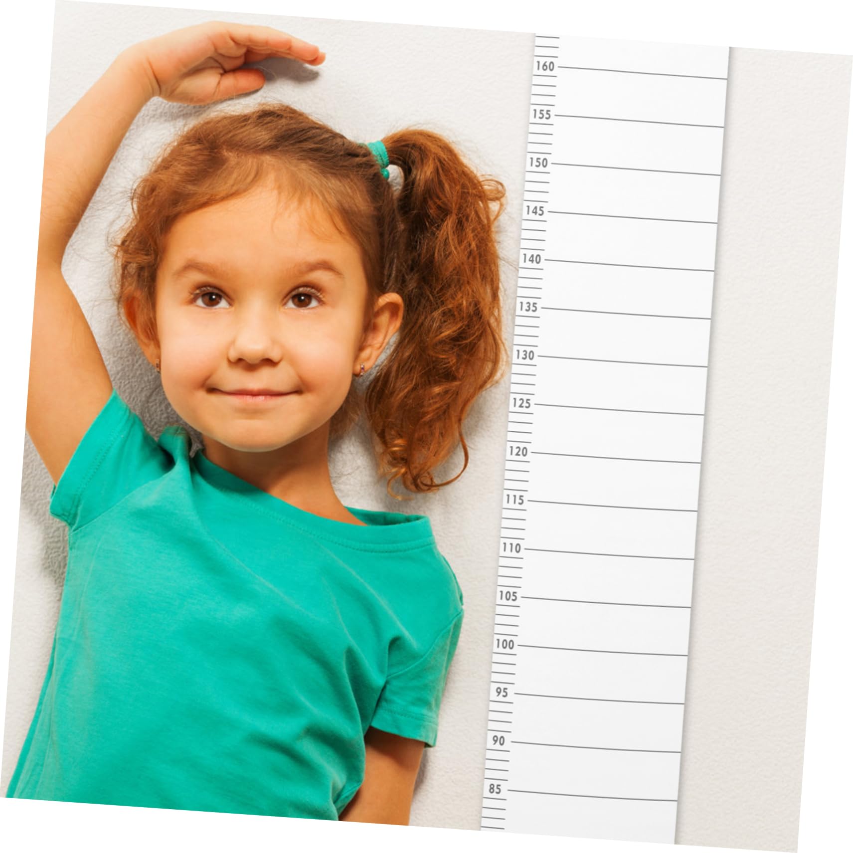 IWOWHERO Height Growth Chart Removable Wall Measurement Ruler for Fun Growth Tracker for Bedrooms Nurseries and Living Rooms Easy to Install for Keeping Family Memories