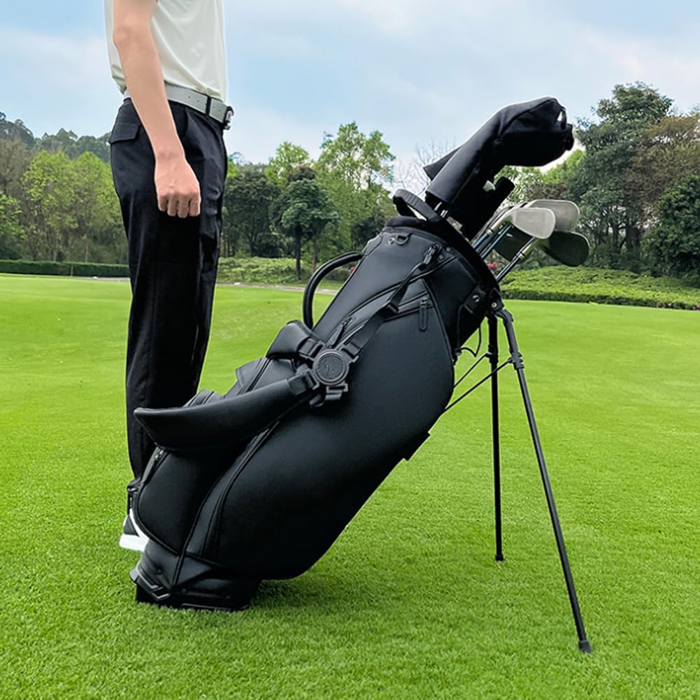 Torba golfowa o dużej pojemności, pionowy wózek golfowy z uchwytem, 4-kierunkowe przegrody, akcesoria treningowe premium do klubów i standardowych pól golfowych