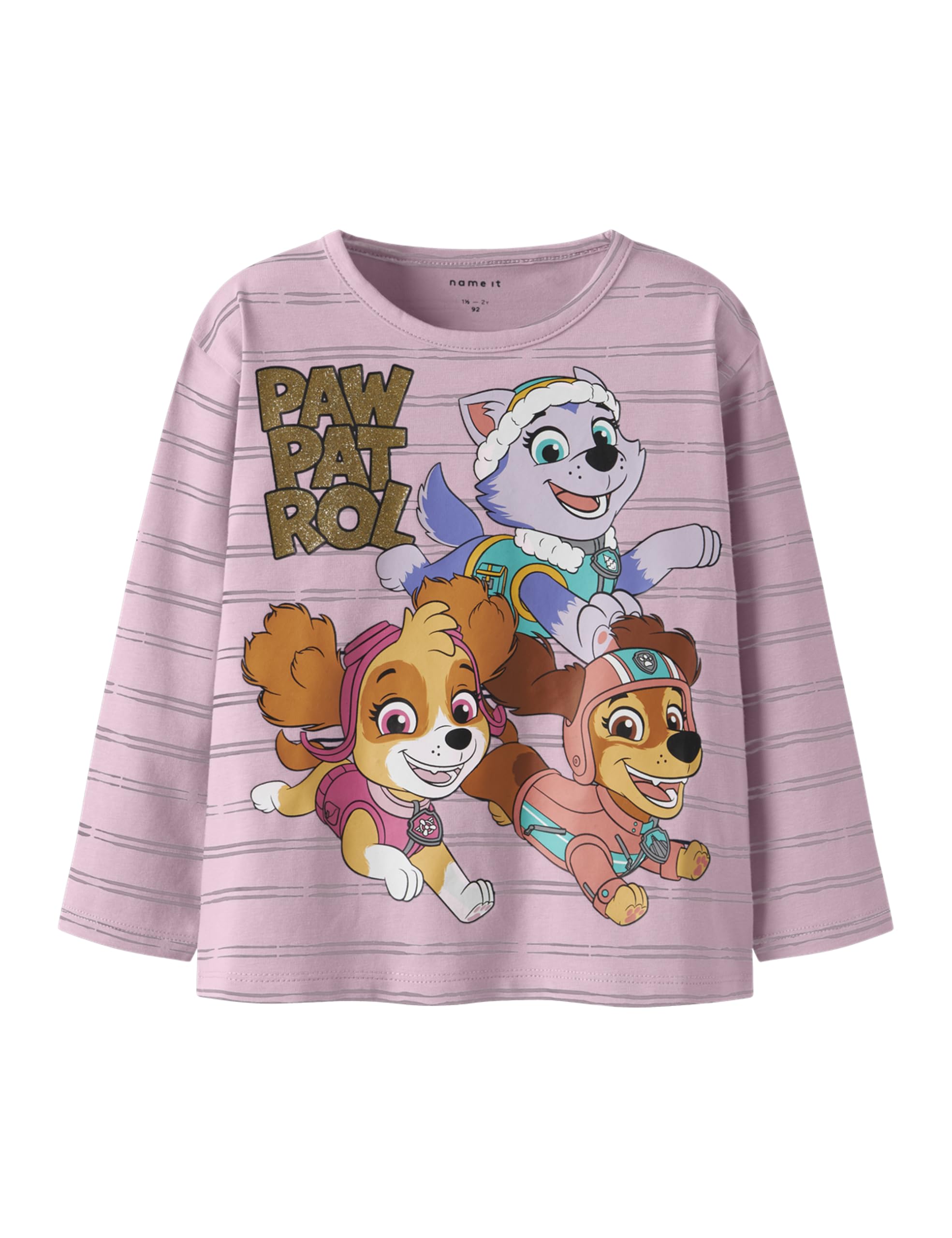 Name IT Mädchen Name It Girl Oberteil Paw Patrol Nmfjannet Paw Ls Nreg Top Cplg (1er Pack)