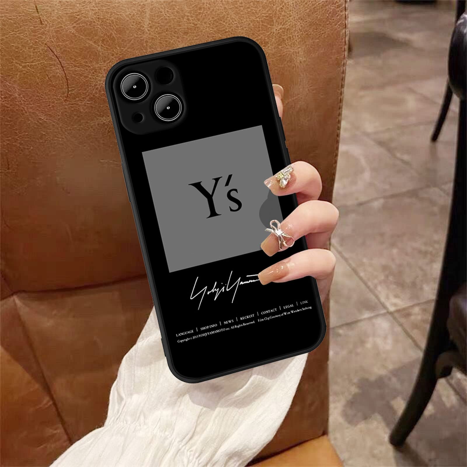 Amazon.co.jp: iphone13 用ヨウジヤマモト電話ケース iphone13 12 プロ