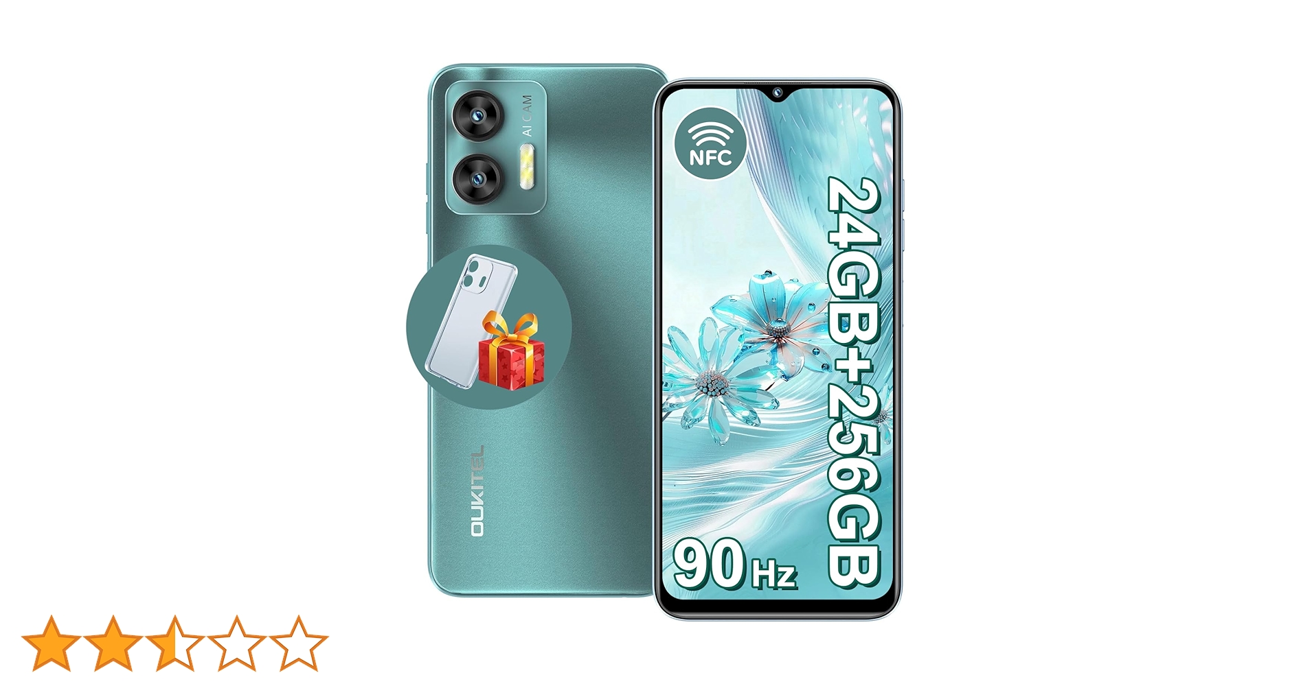 OUKITEL C36 スマートフォン 24GB+256GB/ 5150mAh Amazon | OUKITEL C36 SIMフリースマートフォン 本体 Android 14