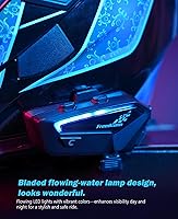 Vista 6 de FreedConn FX - Auriculares Bluetooth para casco de motocicleta, sistemas de comunicación de motocicleta con cancelación de ruido CVC, música