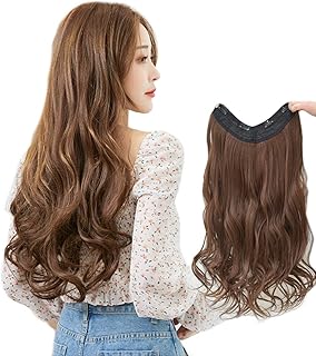 AISI HAIRエクステウィッグ 襟足ウィッグ カール ウェーブ ゆるふわ レディッス クリップ付 ライトブラウン 耐熱 小顔 自然