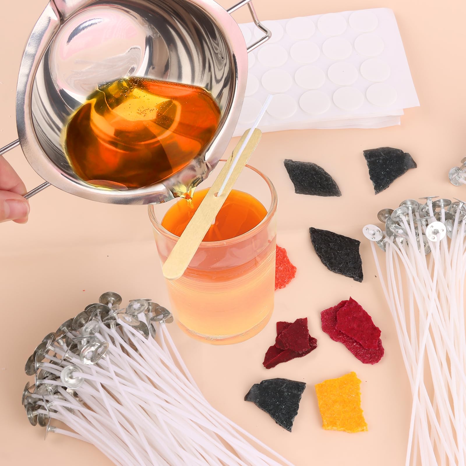 Stoppini Per Candele - 61m Cotone Cerato, Per Candele Fai Da Te, Lampade A Olio - Foto 5