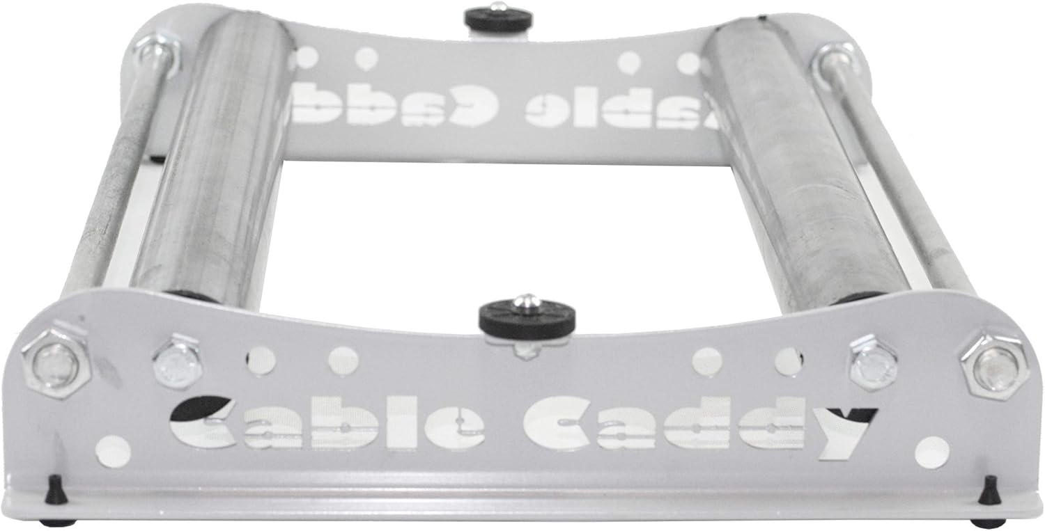Cable Caddy 340 - Cable Reel Dispenser Unspooling Cords, Cable, Wires on Spools, Reel, Coil, Bobbin - 13.38 Inch Widht Easy and Flexible Solution