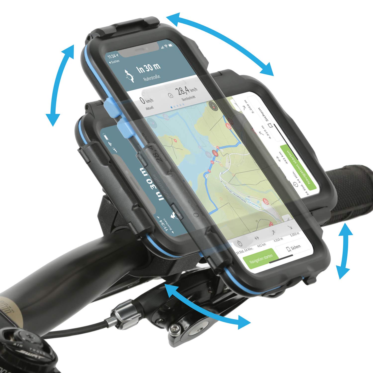 Wicked Chili Tour Case Für IPhone SE/5S/5 – Wasserdichte Fahrradhalterung Mit Lenkeradapter