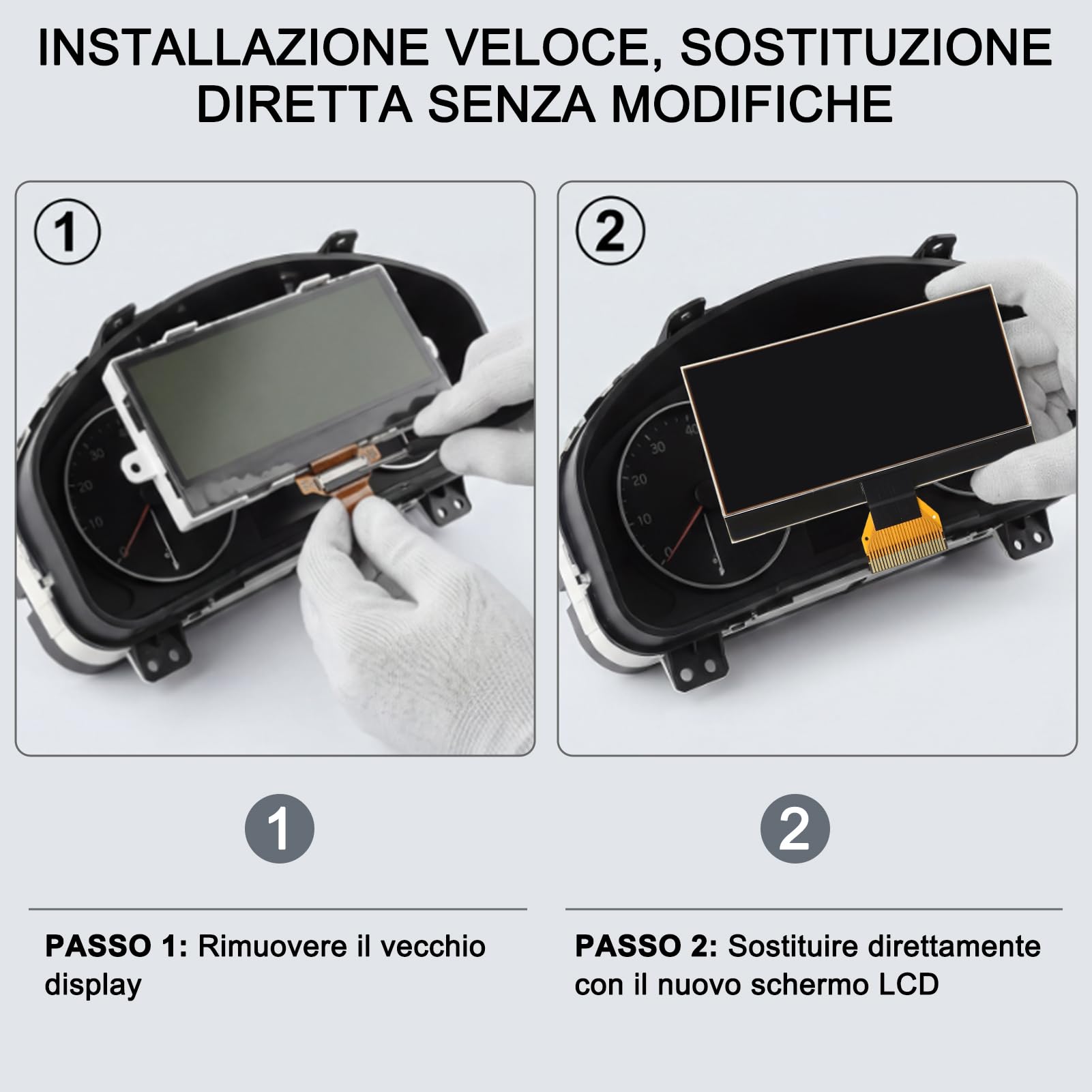 Pantalla LCD para Mercedes Clase A B, panel de visualización de clúster, pantalla LCD, compatible con clase A/B W169 W245 A1695400448