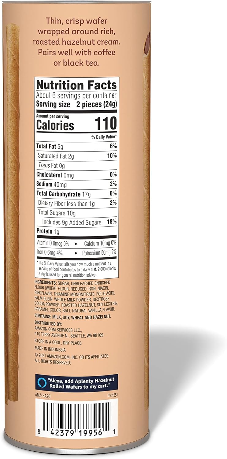n Brand - , Hazelnut Rolled Wafers