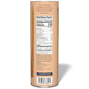 Amazon Brand, Aplenty Hazelnut Rolled Wafers, 5 Oz (Pack of 2)