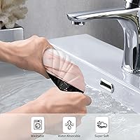 Vista 39 de Hand Towels for Bathroom,Set of 2,Grey and Yellow Abstract Art Painting,Soft Absorbent Small Bath Towel Kitchen Dish Guest Towel Home Decor