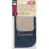 Self-Stick Denim & Twill Patches, Assorted Size & Color, 8 Count