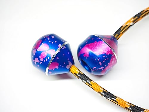 Begleri - Cuentas para inquietud  Cuentas para inquietud Girar y Bump  Hecho de aleación de aluminio  Crea un poco de magia para ti (ovni, morado y