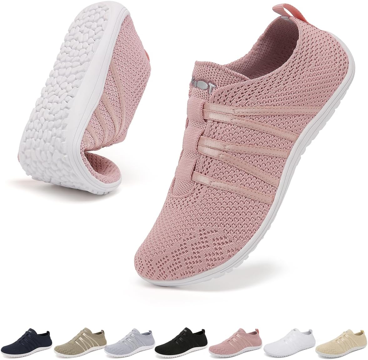 Barfußschuhe Herren Damen Leichte Barfuß Sneaker Atmungsaktiv Sommerschuhe Bequeme Turnschuhe rutschfest Gymnastikschuhe Slip On Hausschuhe Unisex Gr.37-45
