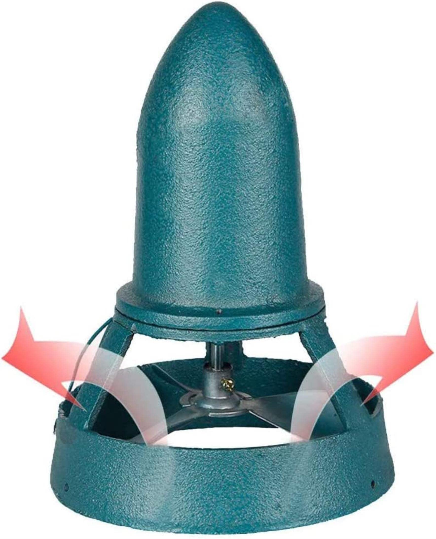 Ventilateur de cheminée et d'extraction d'air de toit pour tirage de fumée