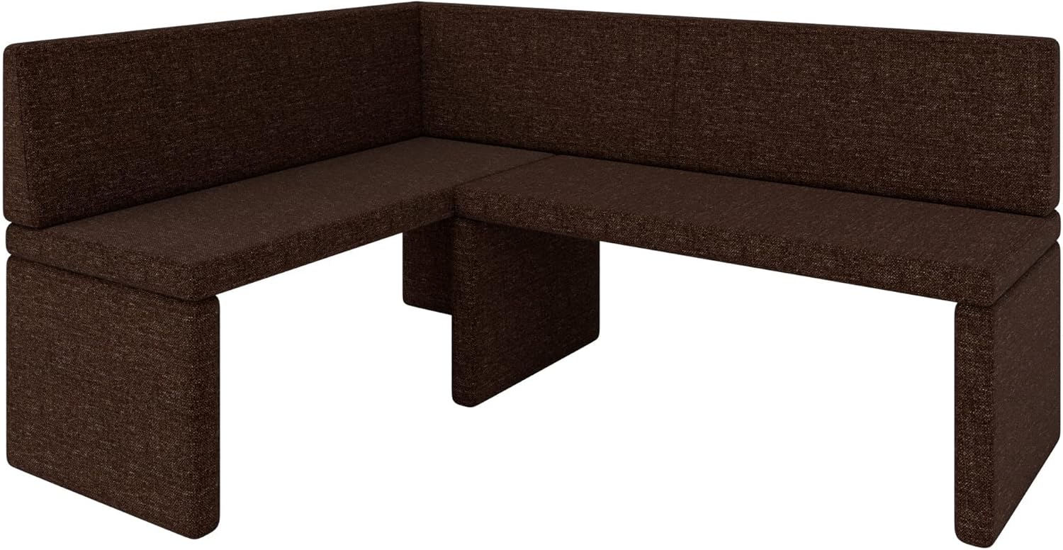 FURNISTAR Akiko Metal X hoekbankset voor je eetkamer, keuken, modern, zithoek, eetkamer. Perfect voor keuken, kantoor en ontvangst, solide afwerking en