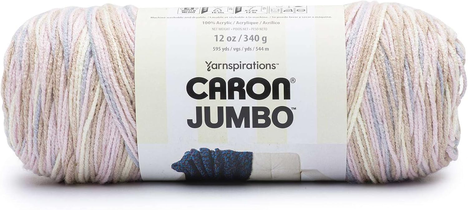 Yarn Jumbo Print BL RSPBRRY