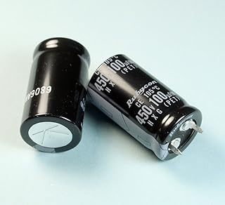 2pcs Rubycon HXG 100uF 450v Radial Electrolytic Capacitor, (Rub#37)