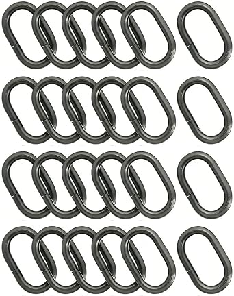 1 Metal Oval Loop Rings, Oval-Shaped Buckles for DIY Craft, Bag Strap & Purse Repair