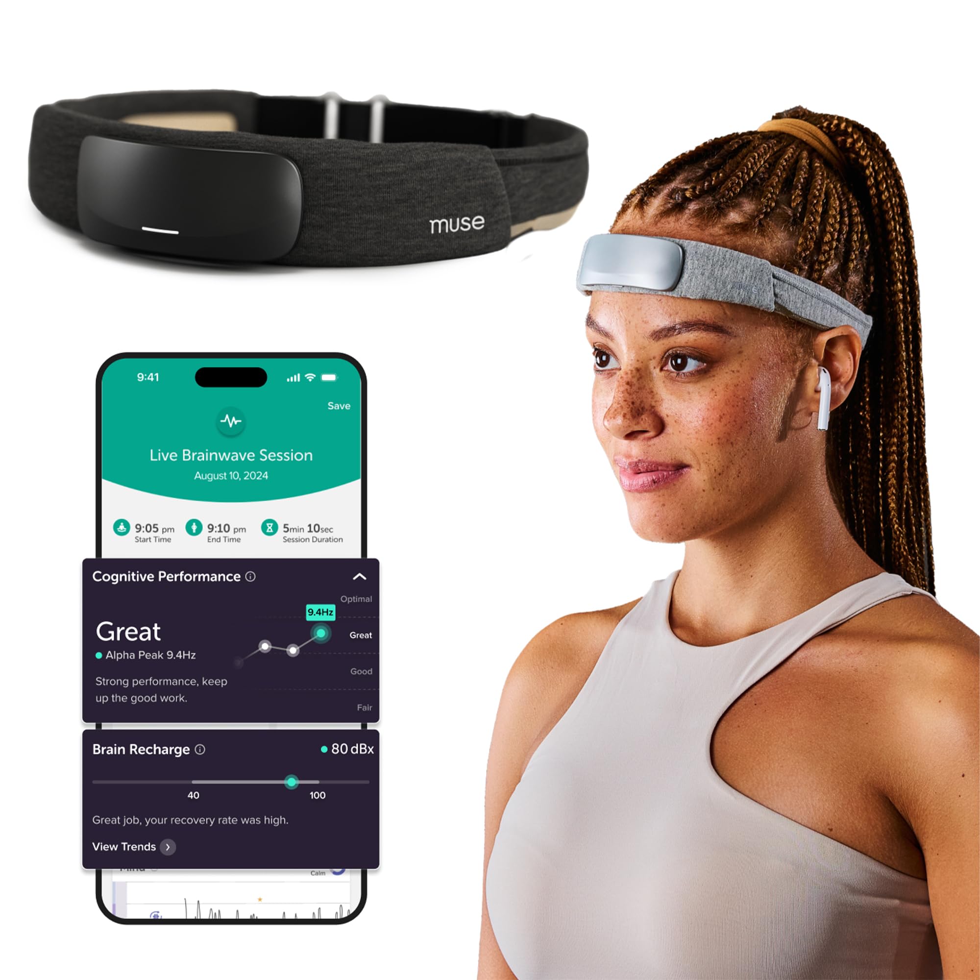 Muse S Athena: The Brain Sensing Headband - Neurofeedback