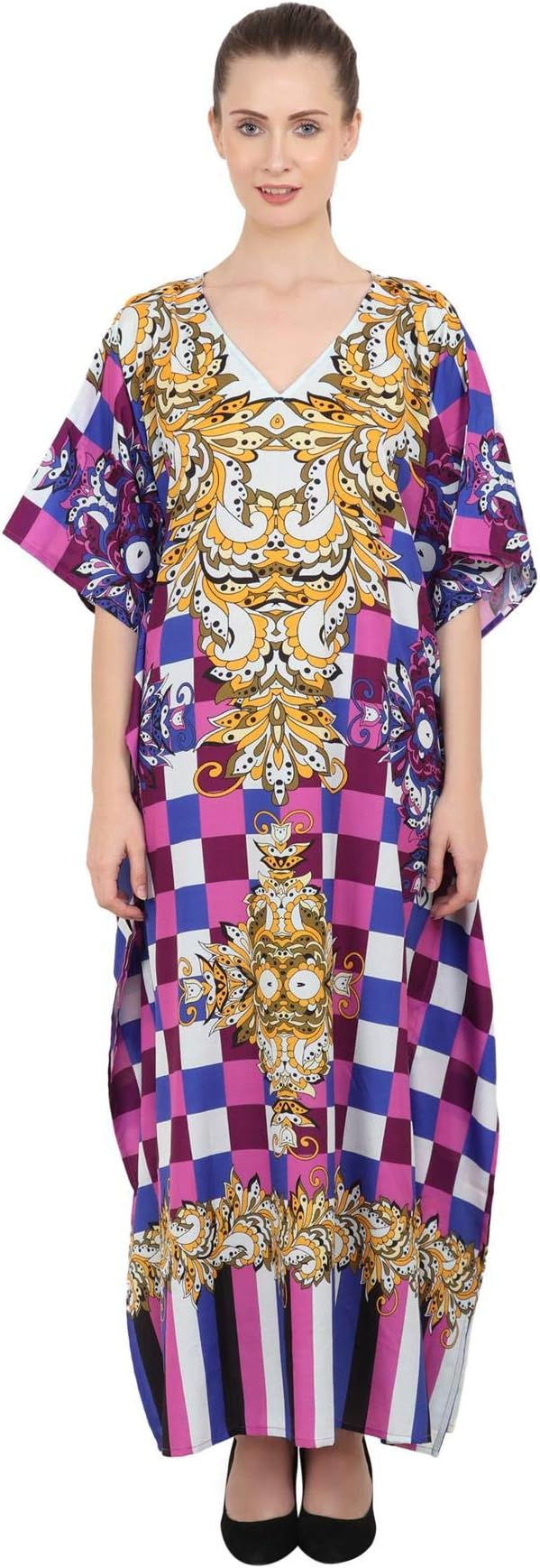 Miss Lavish LondonElegant Kaftan Dresses for Women Caftans Beach Coverups