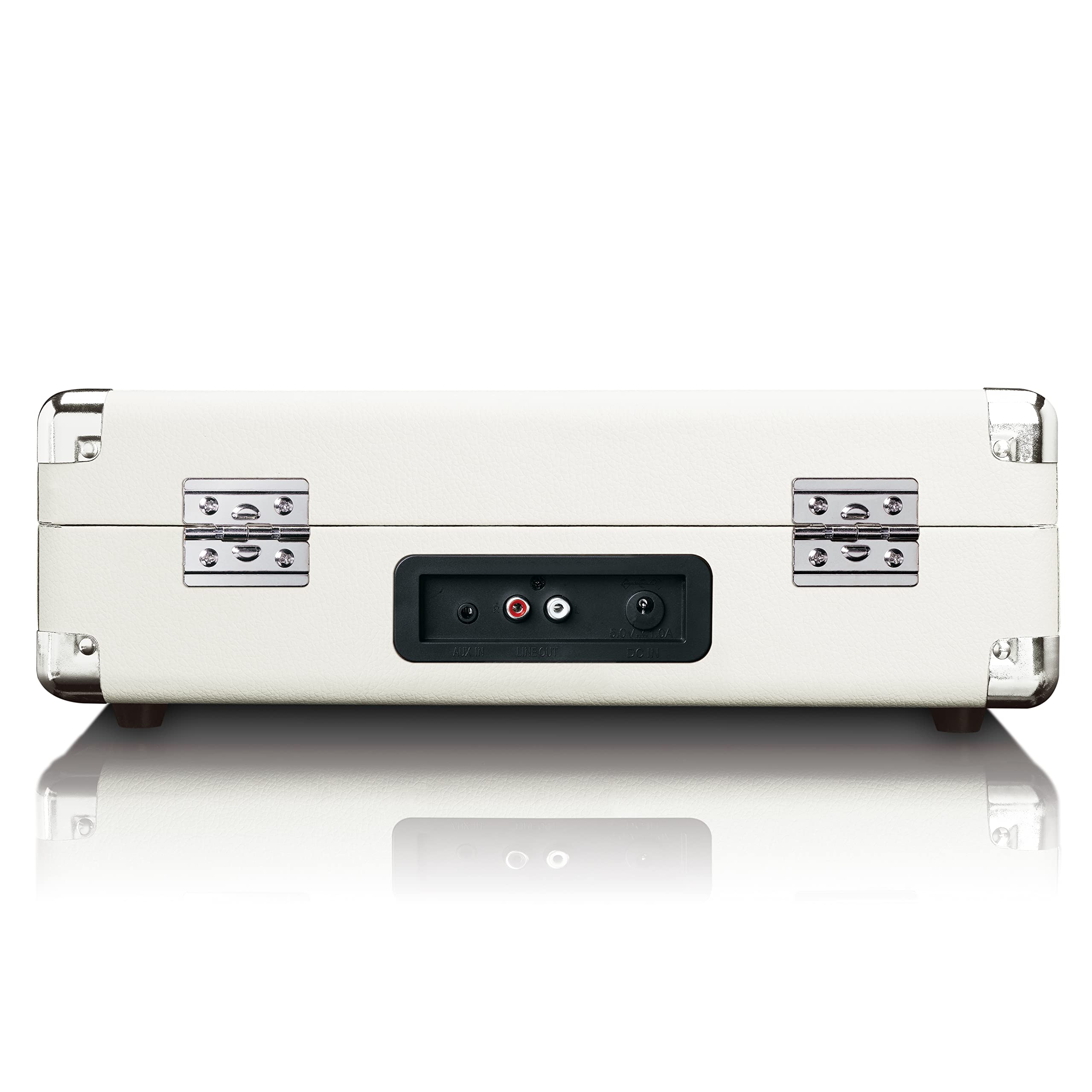 Platine vinyle Lenco Classic Phono TT-115 - platine vinyle portable - Bluetooth - USB - 3 vitesses - enregistrement direct sur USB sans PC - entraînement par courroie - crème