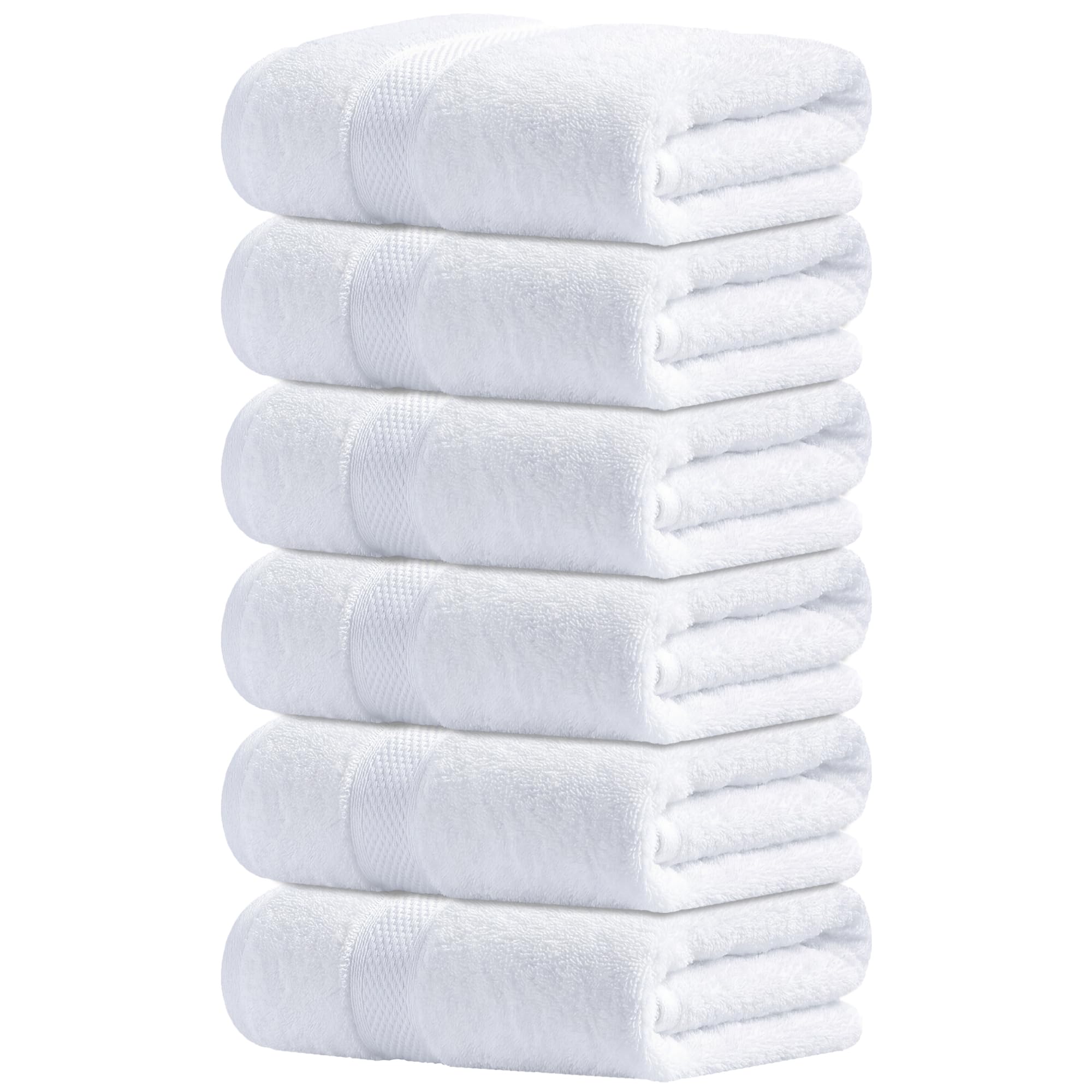 Infinitee Xclusives - 12 Pack 100% Cotton Face Cloths Wash Cloths |30x30 cm| - Ultra Soft & Highly Absorbent Fingertip Towels for Spa, Gym, Hotel & Bathroom |Brilliant White| — view 23