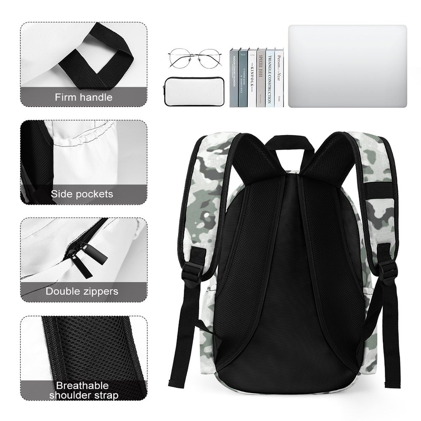 Amazon.co.jp: リュック 迷彩柄 カモフラ バックパック リュックサック